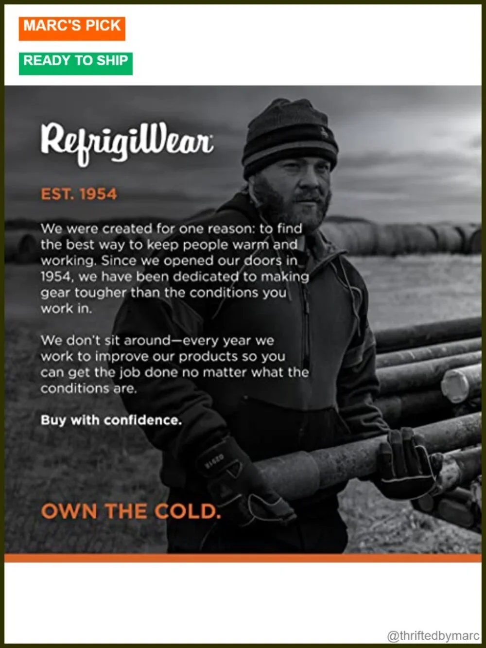 Insulated Waterproof Fiberfill Work Gloves -25°F